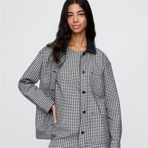 GAP Doen gingham denim jacket